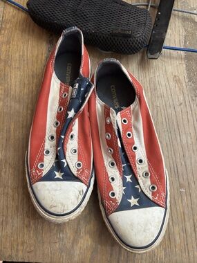 Converse. American flag sneakers